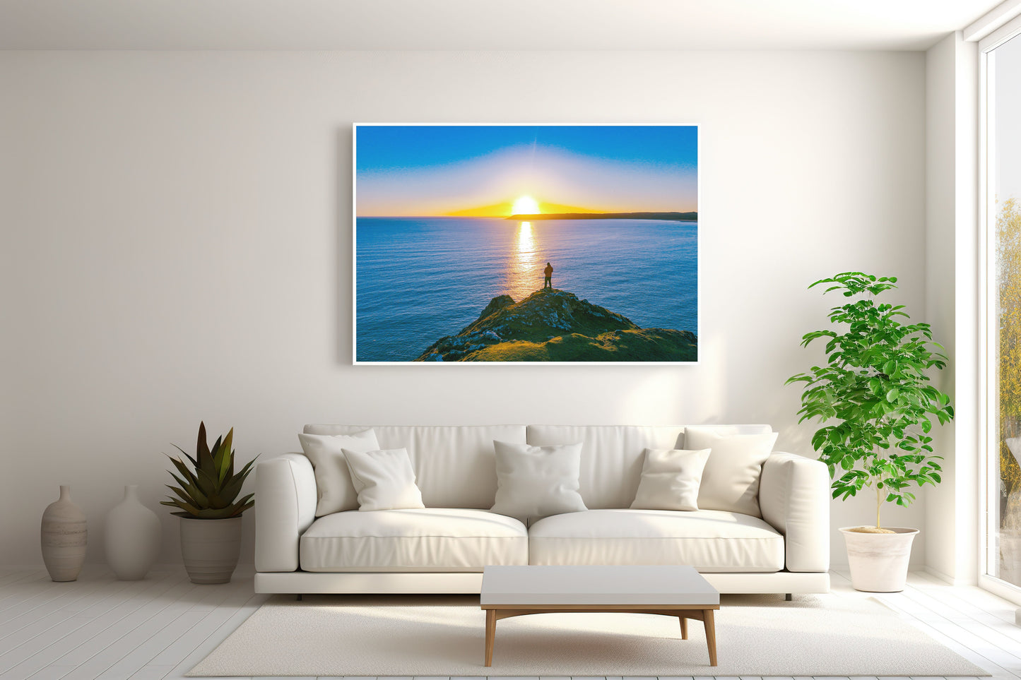 Saint Peter Port Coastal Charm Wall Art Canvas