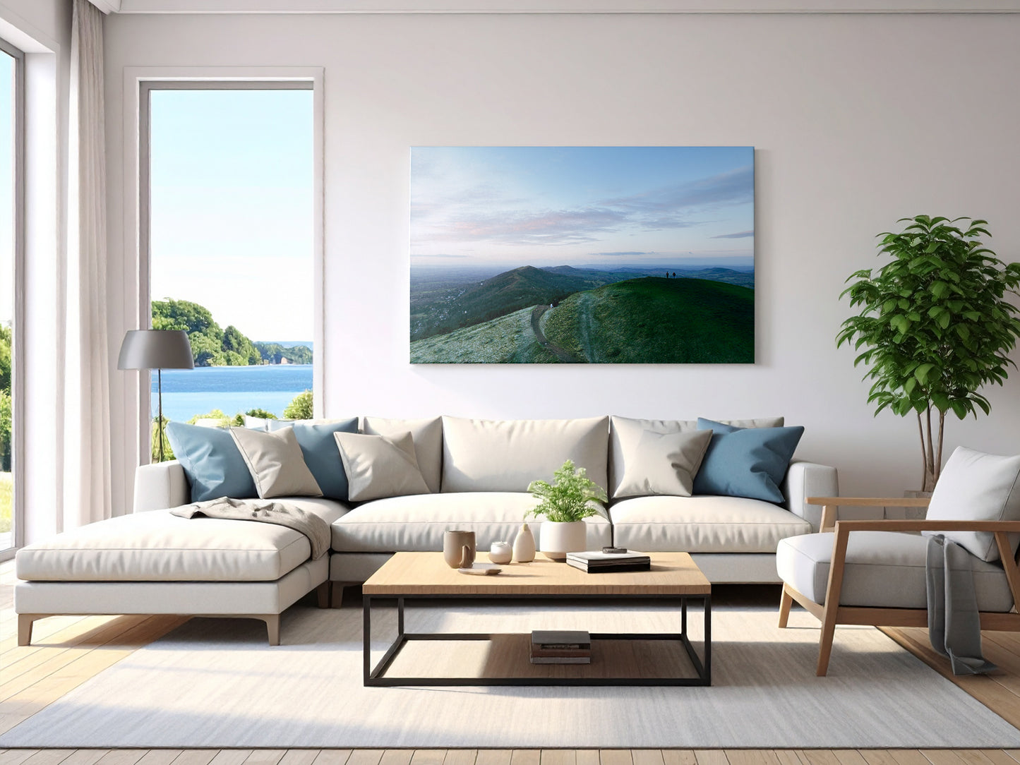 Malvern Hills Sunrise Wall Art Canvas